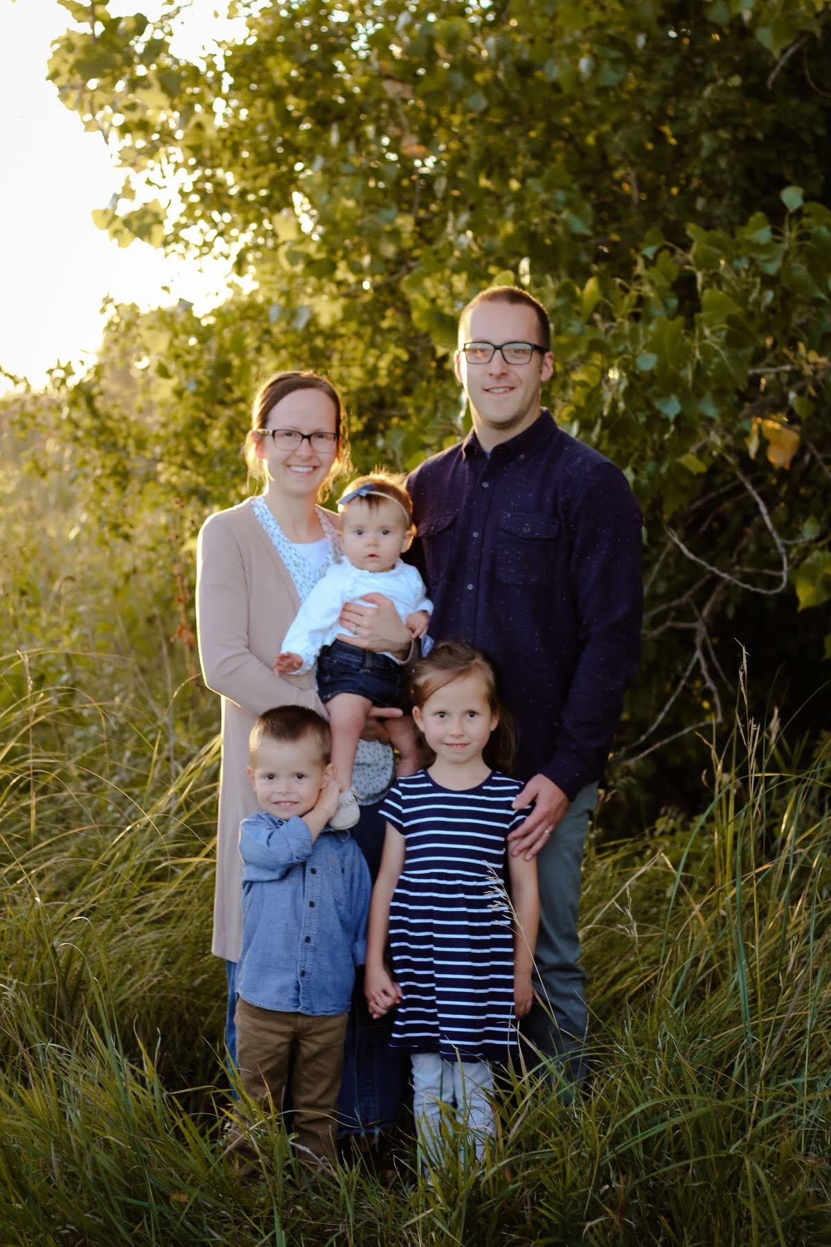 Pastor Jared and Stacey Kemmis with their family — Jesus Church of Madison